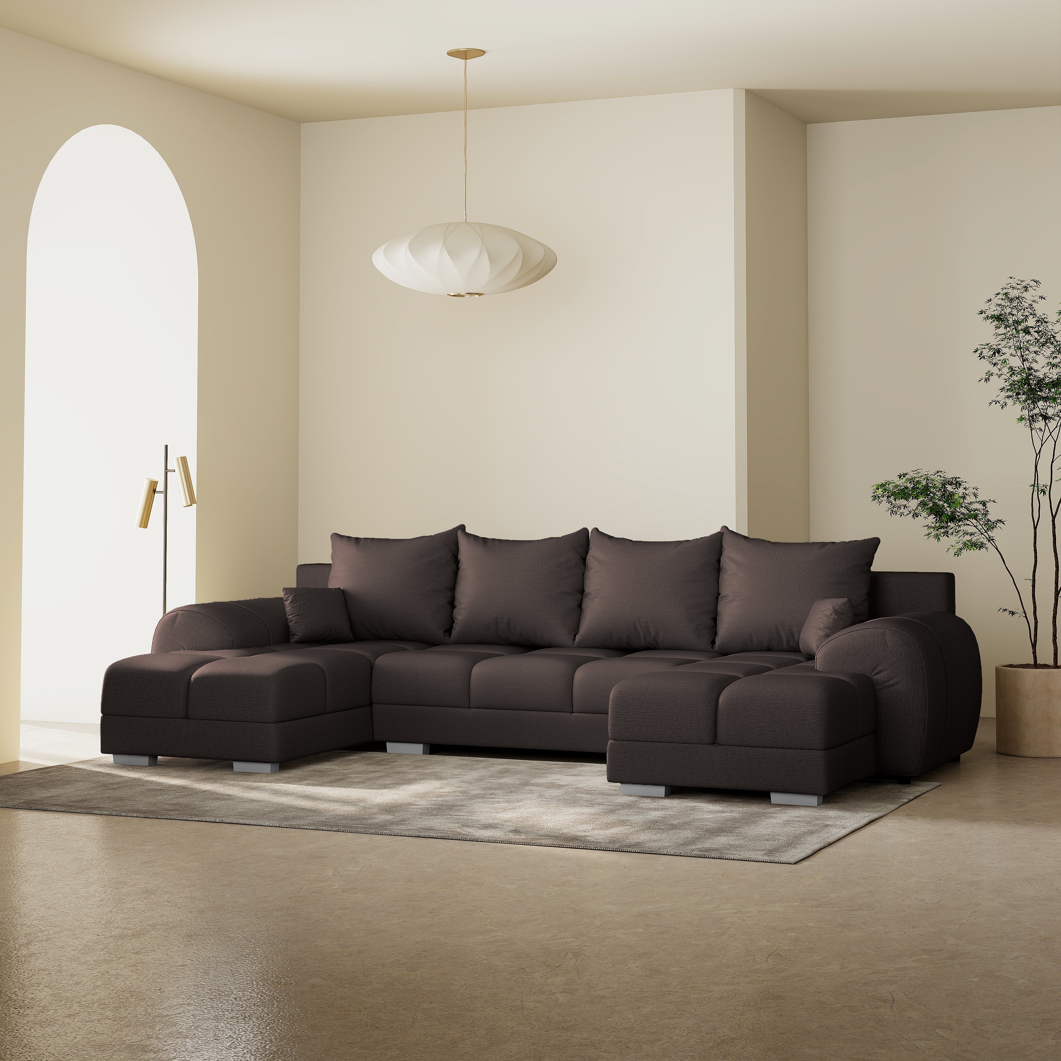 Minkštas Kampas Aura U