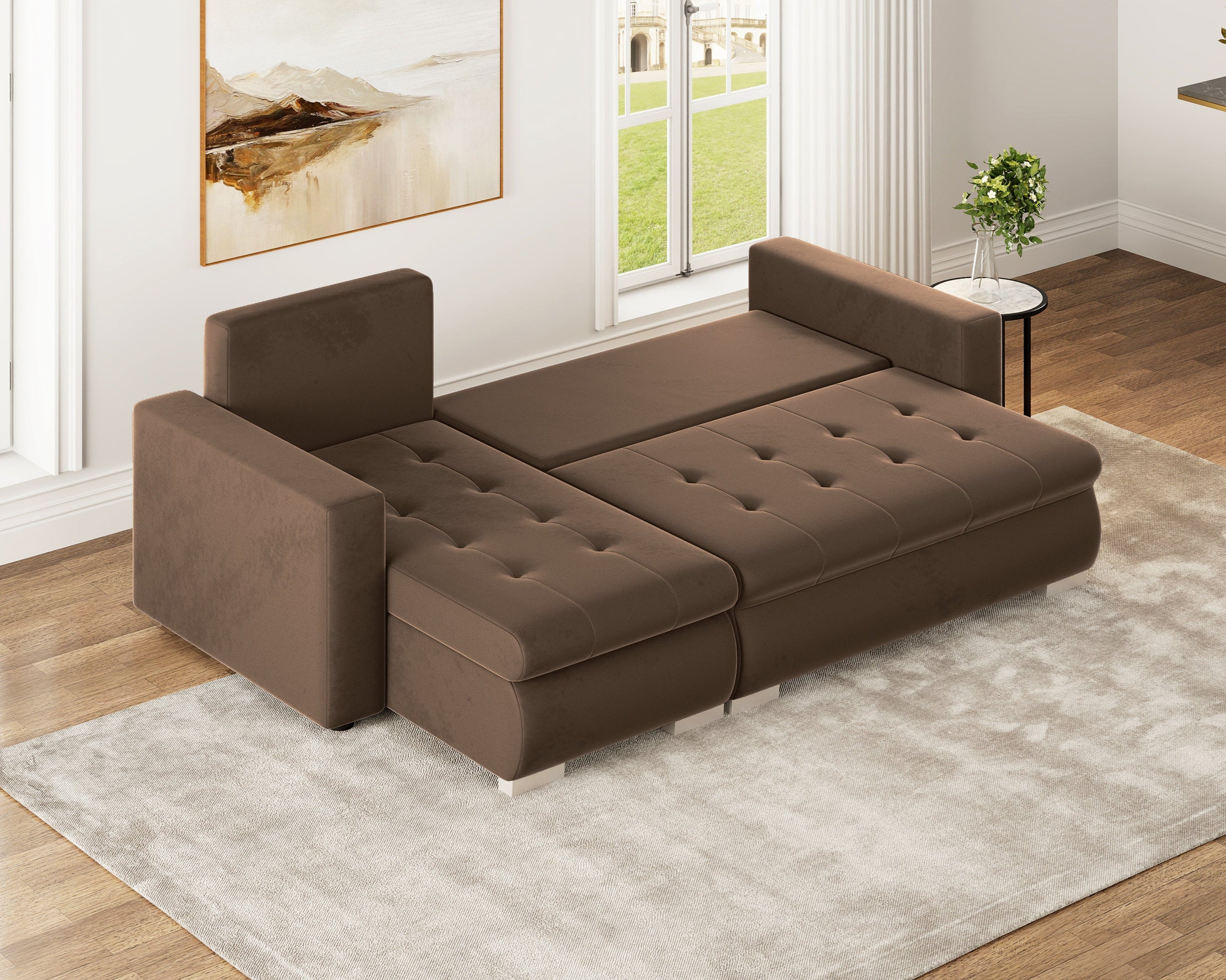 Minkštas kampas LOKO DRYŽUOTAS