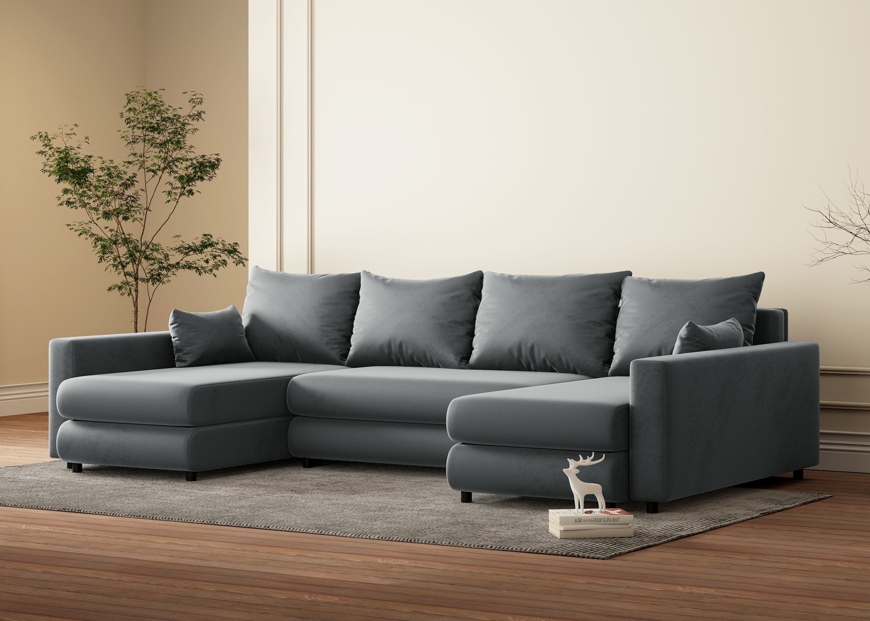 Minkštas kampas NINA-2 U