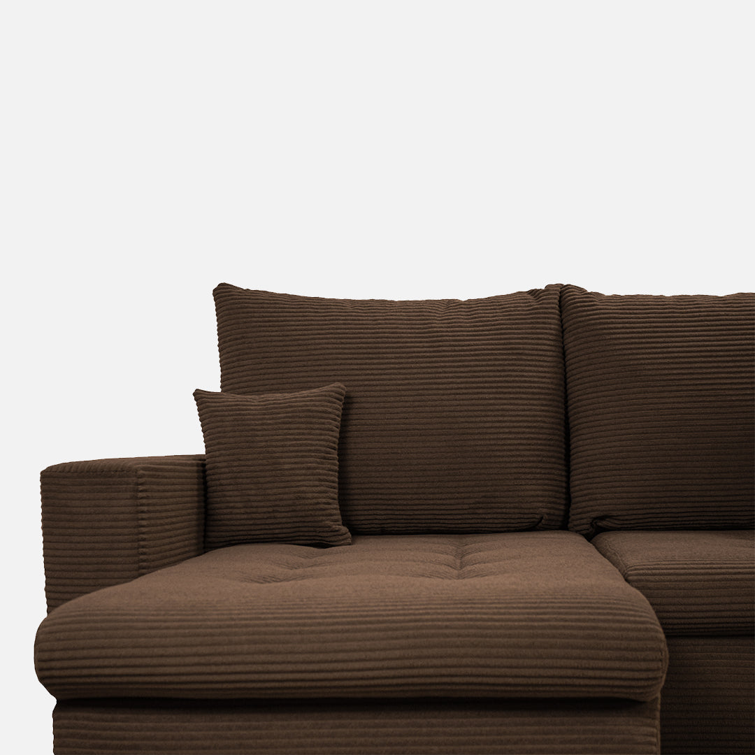 minkstas kampas skirtas salionui modernaus dizaino, pas mus juos patogiau pirkti sofa lova