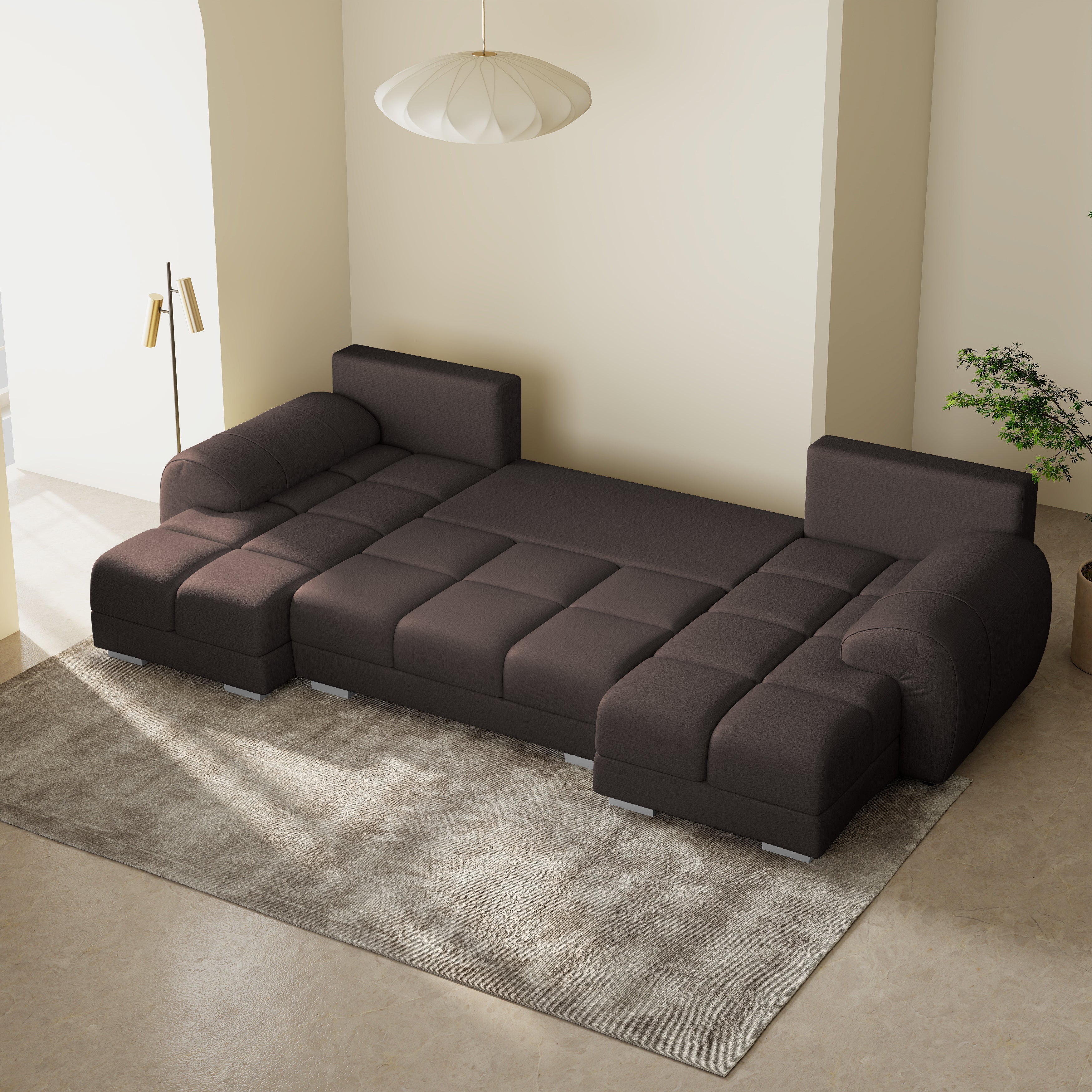 Minkštas Kampas Aura U