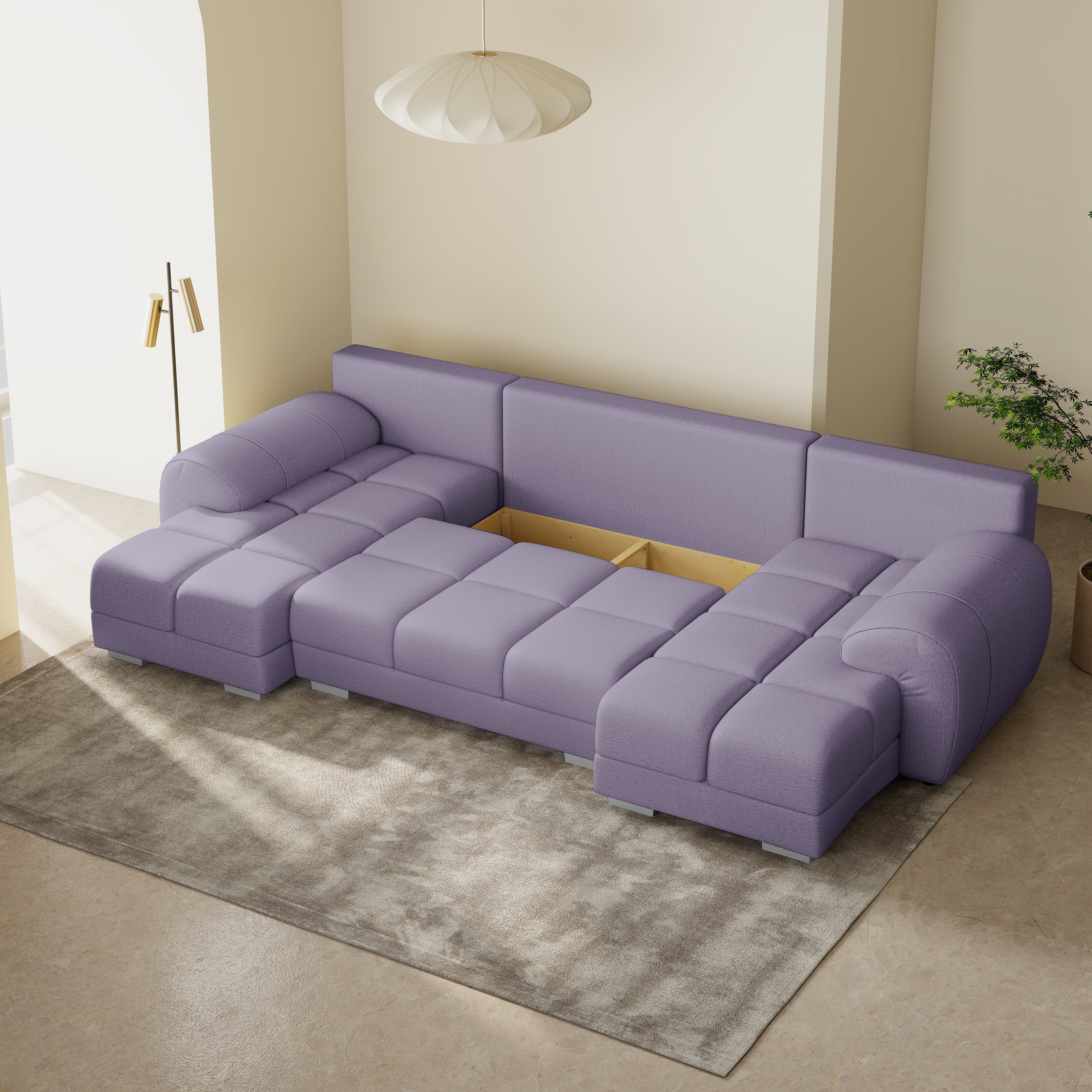 Minkštas Kampas Aura U