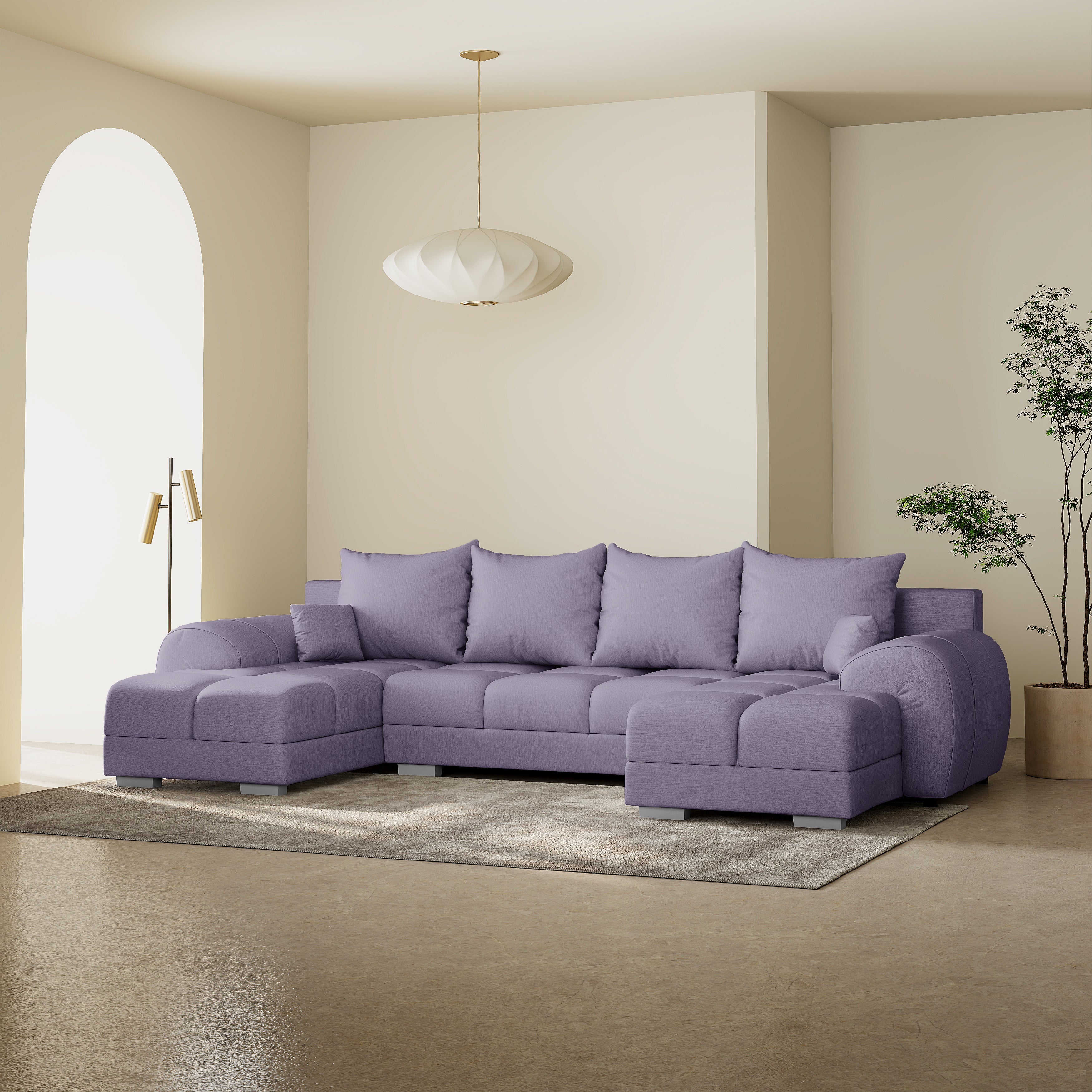 Minkštas Kampas Aura U