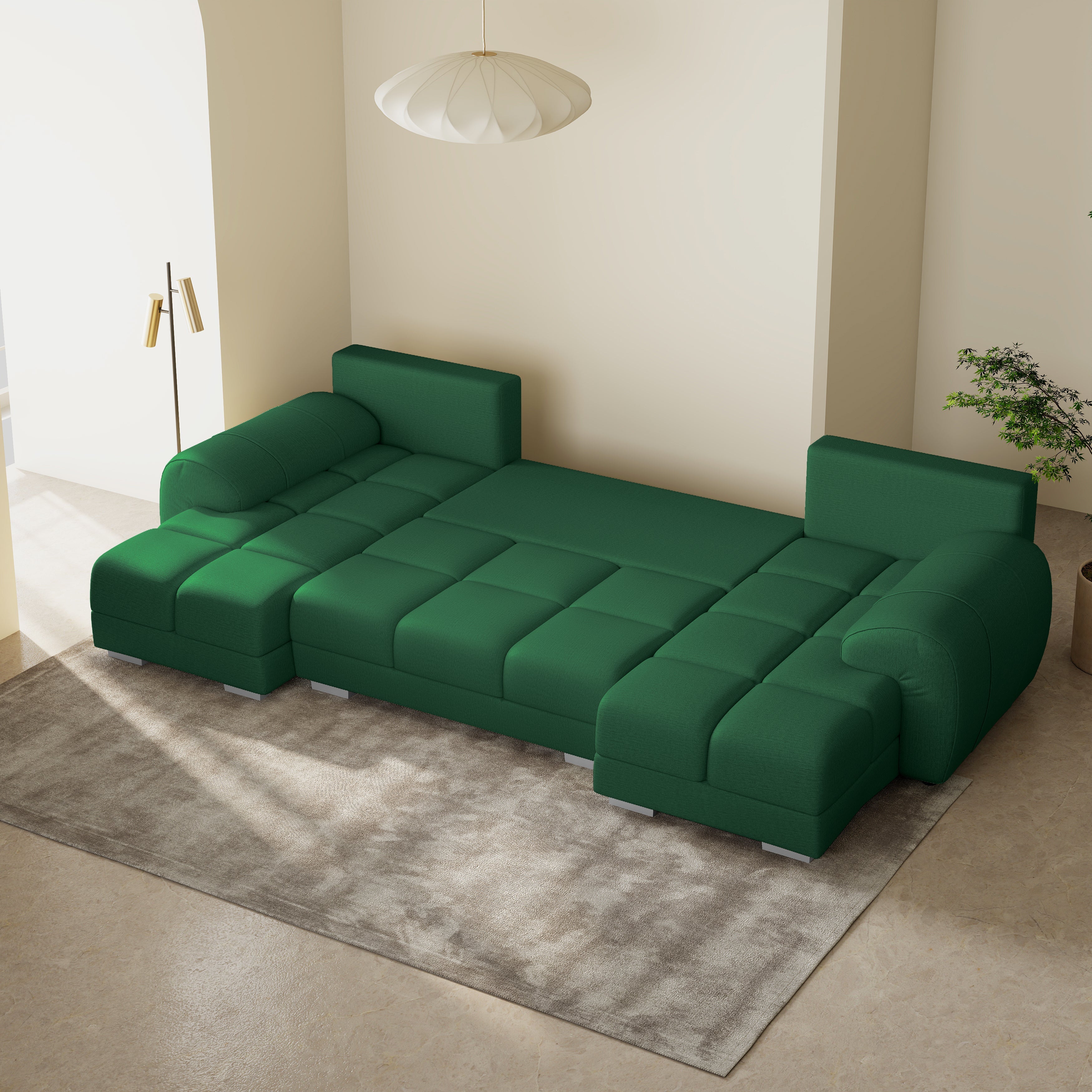 Minkštas Kampas Aura U