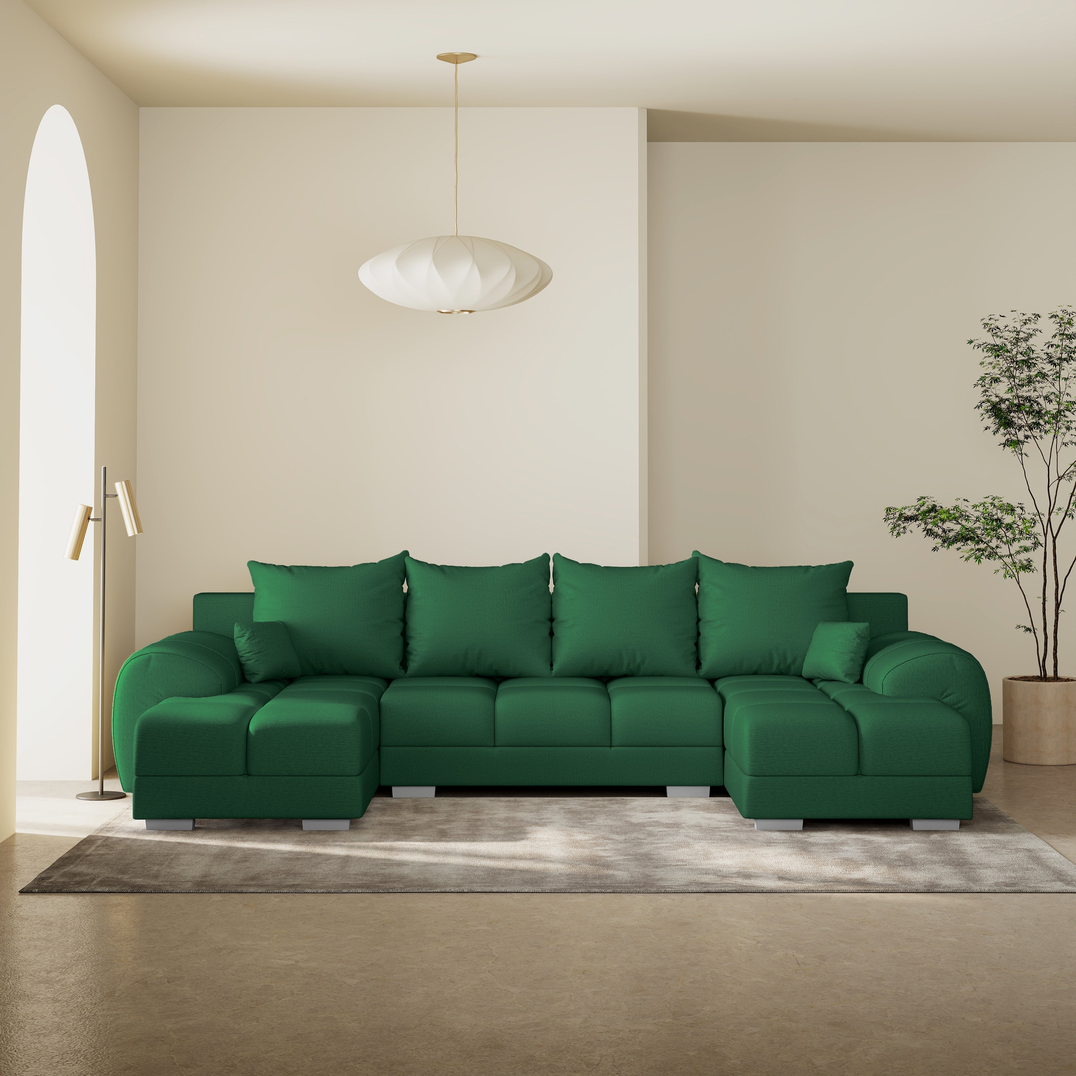 Minkštas Kampas Aura U