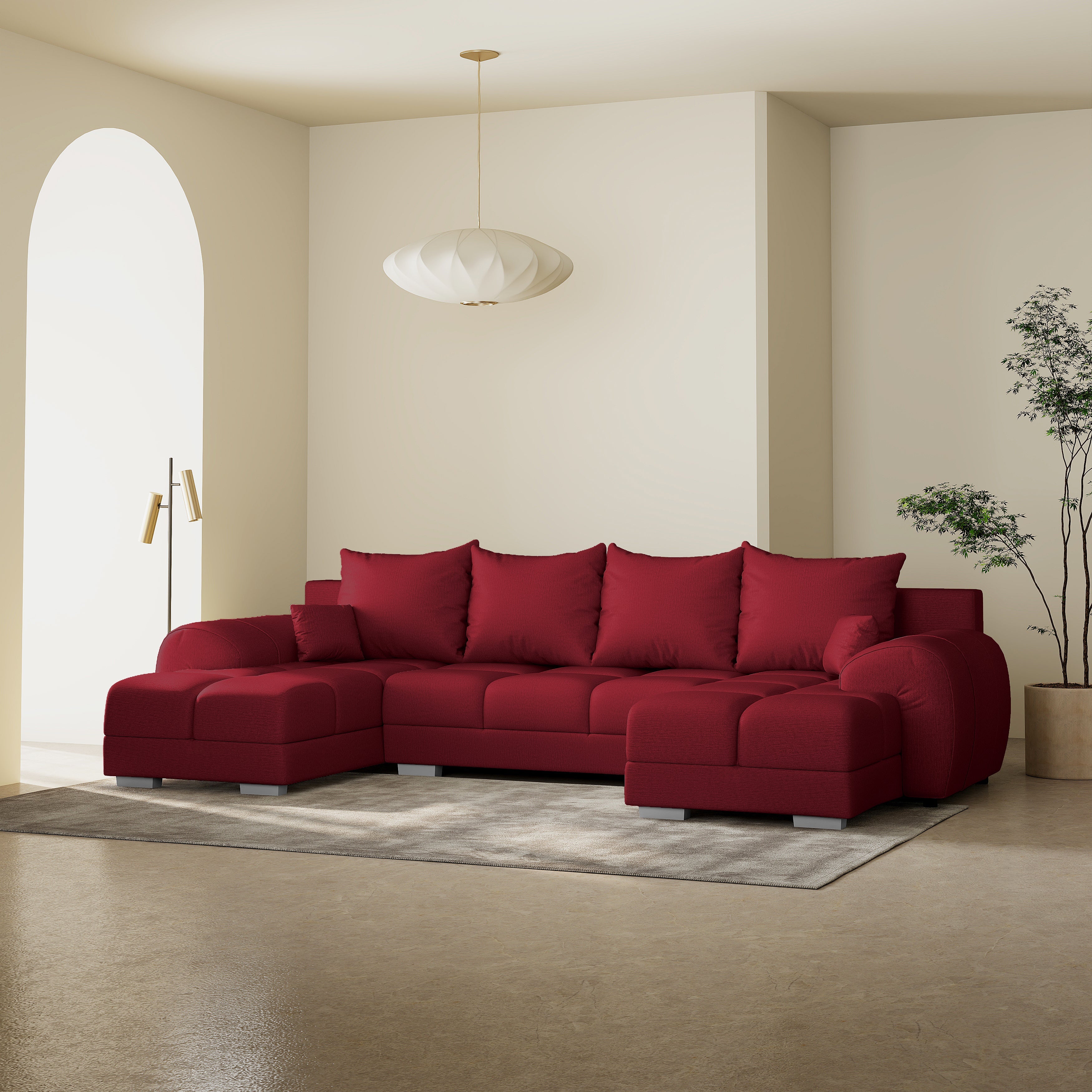 Minkštas Kampas Aura U