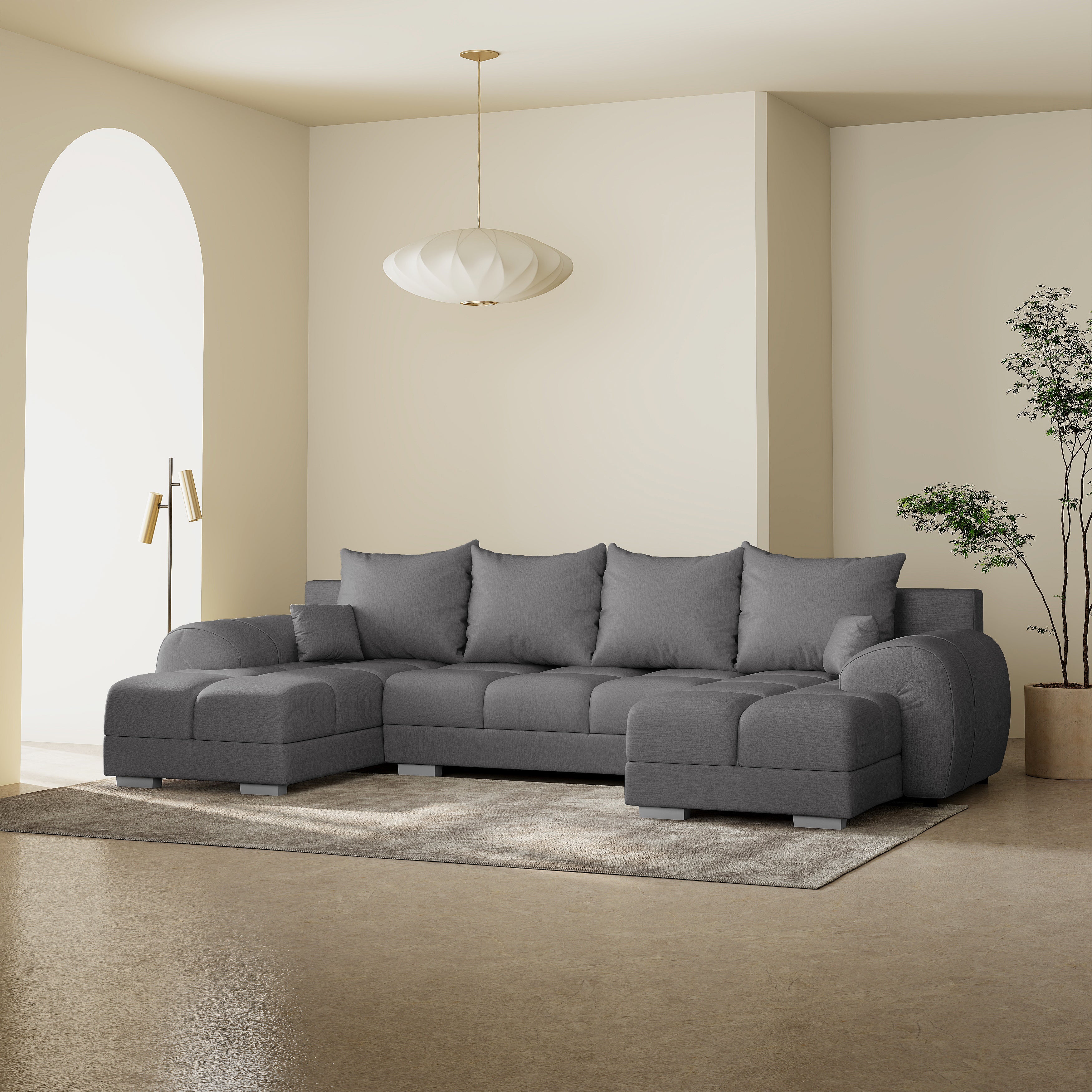 Minkštas Kampas Aura U