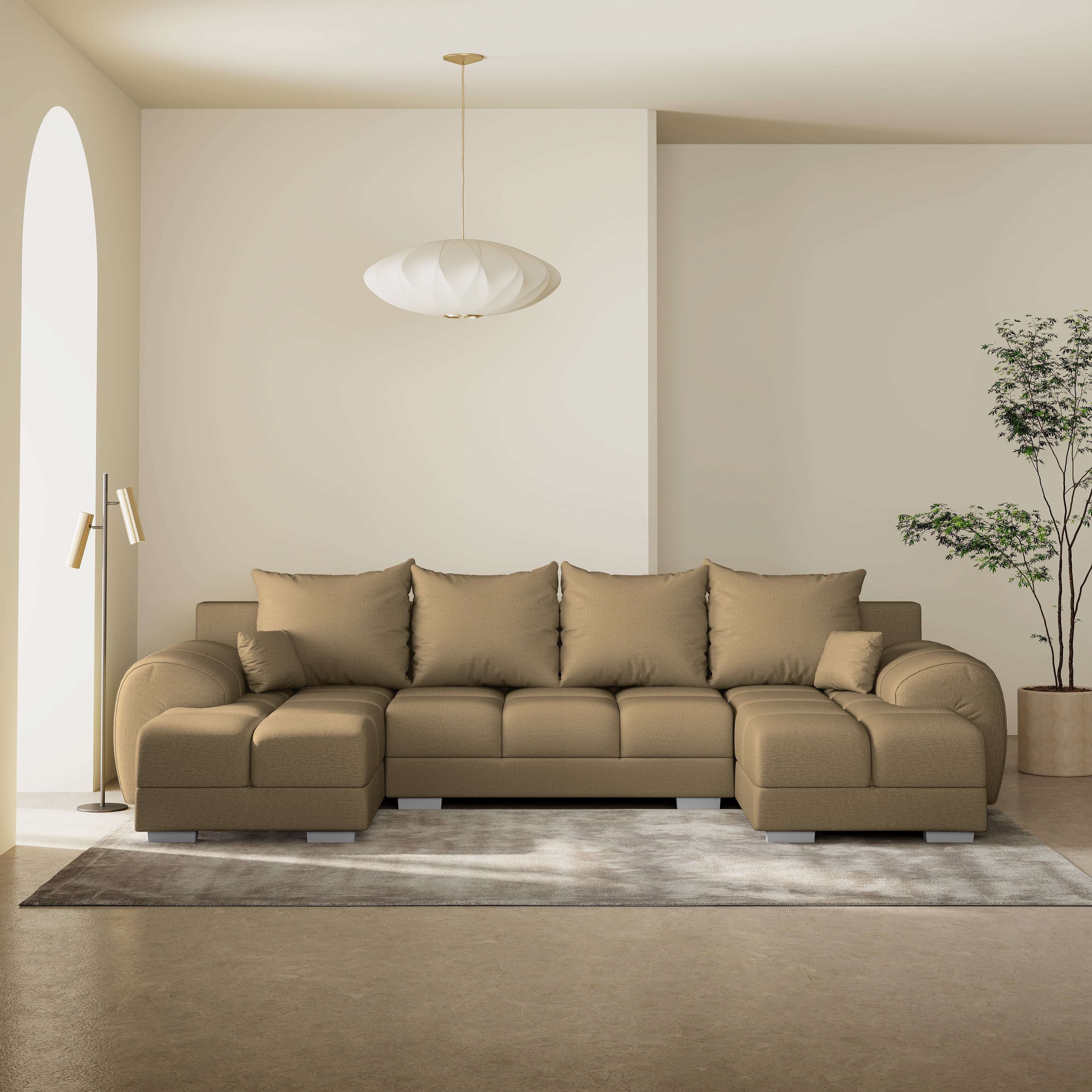 Minkštas Kampas Aura U