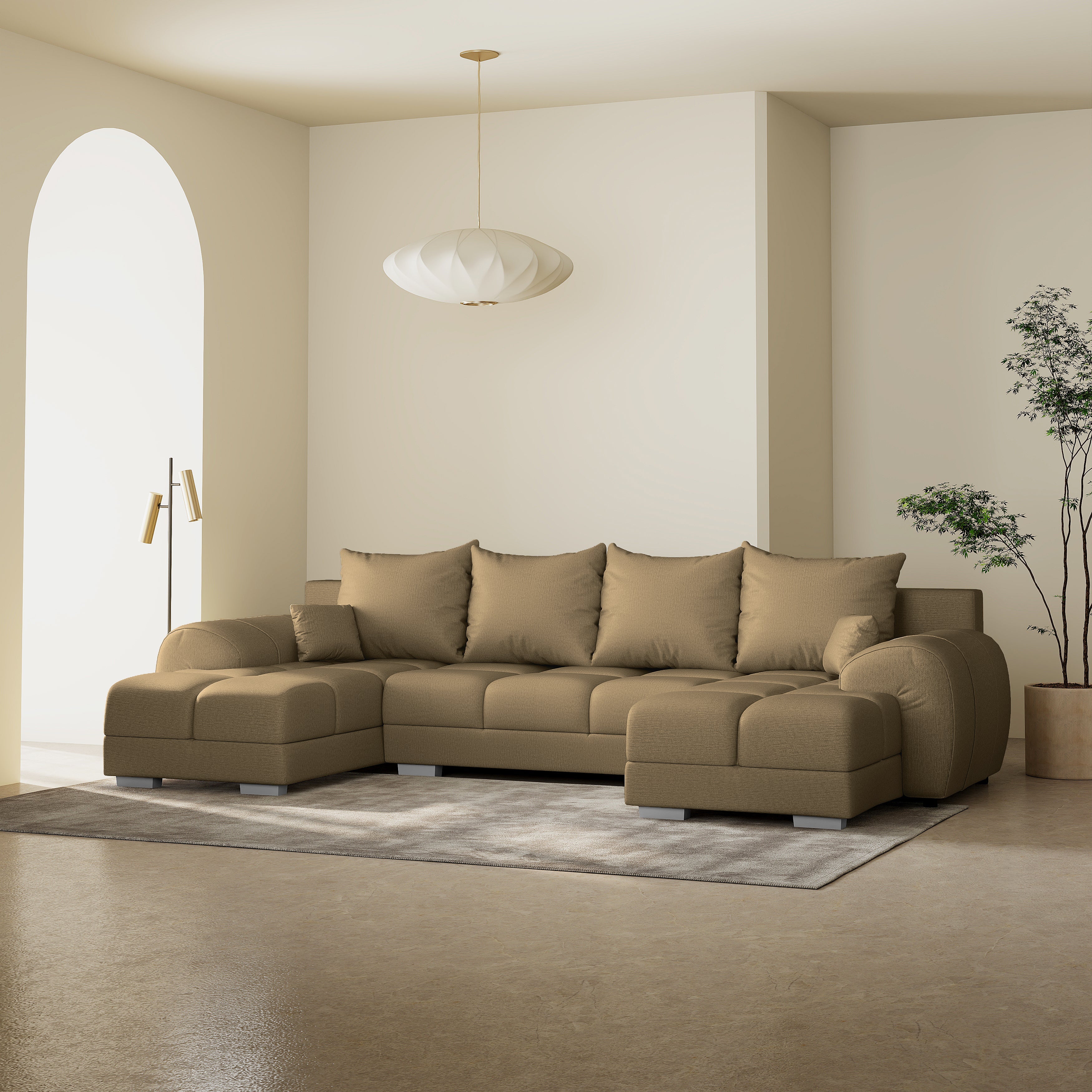 Minkštas Kampas Aura U