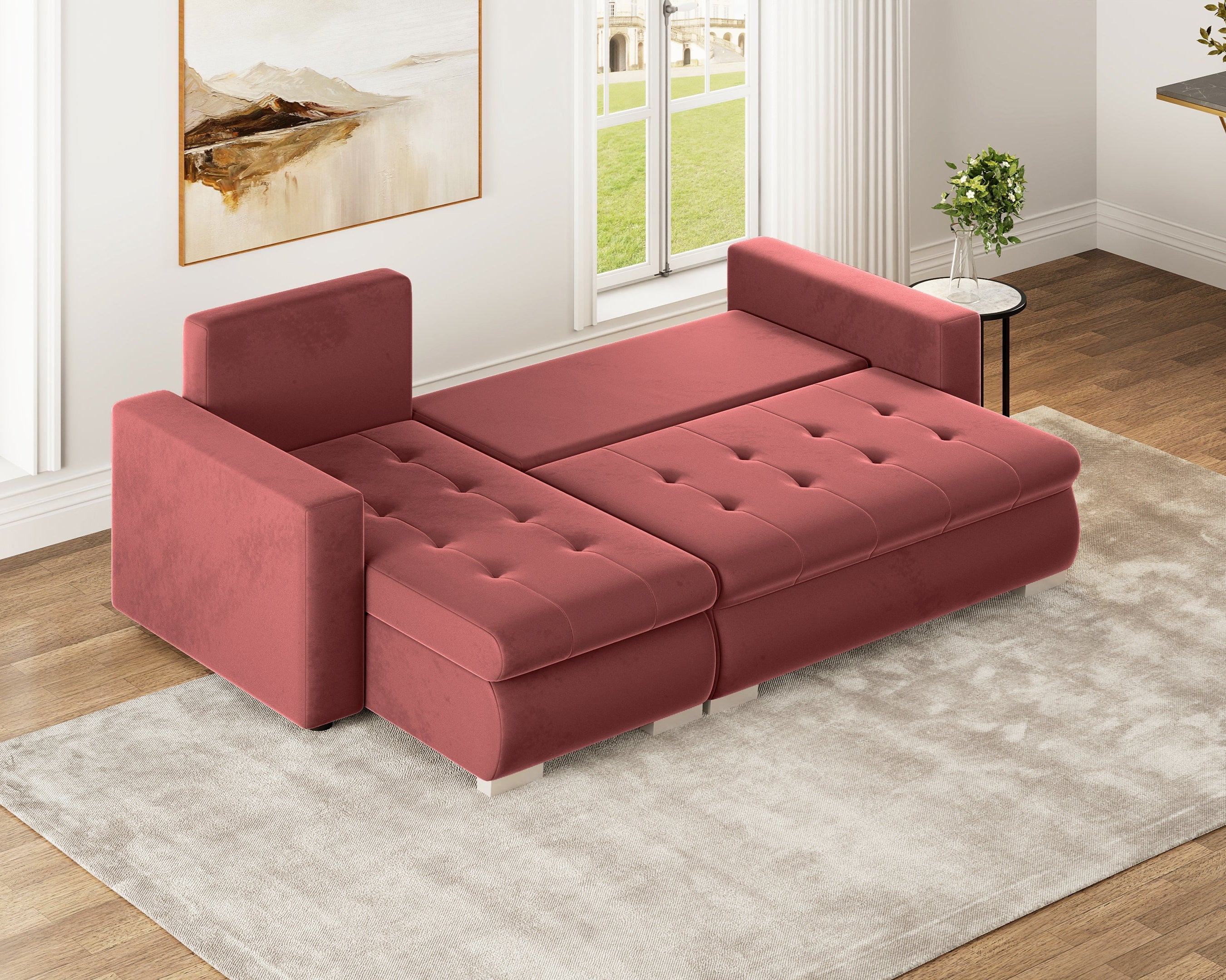 Minkštas kampas LOKO DRYŽUOTAS