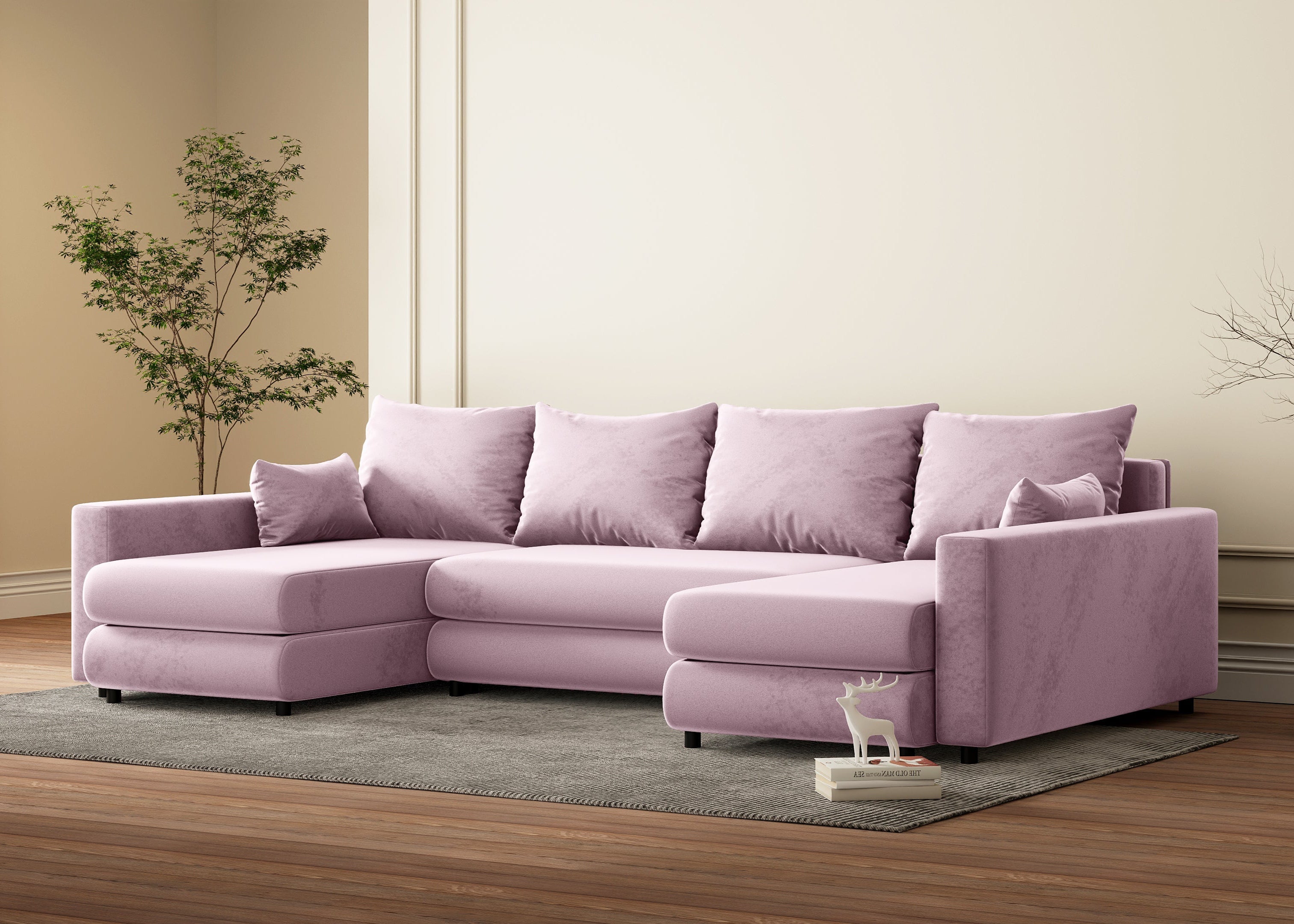 Minkštas kampas NINA-2 U