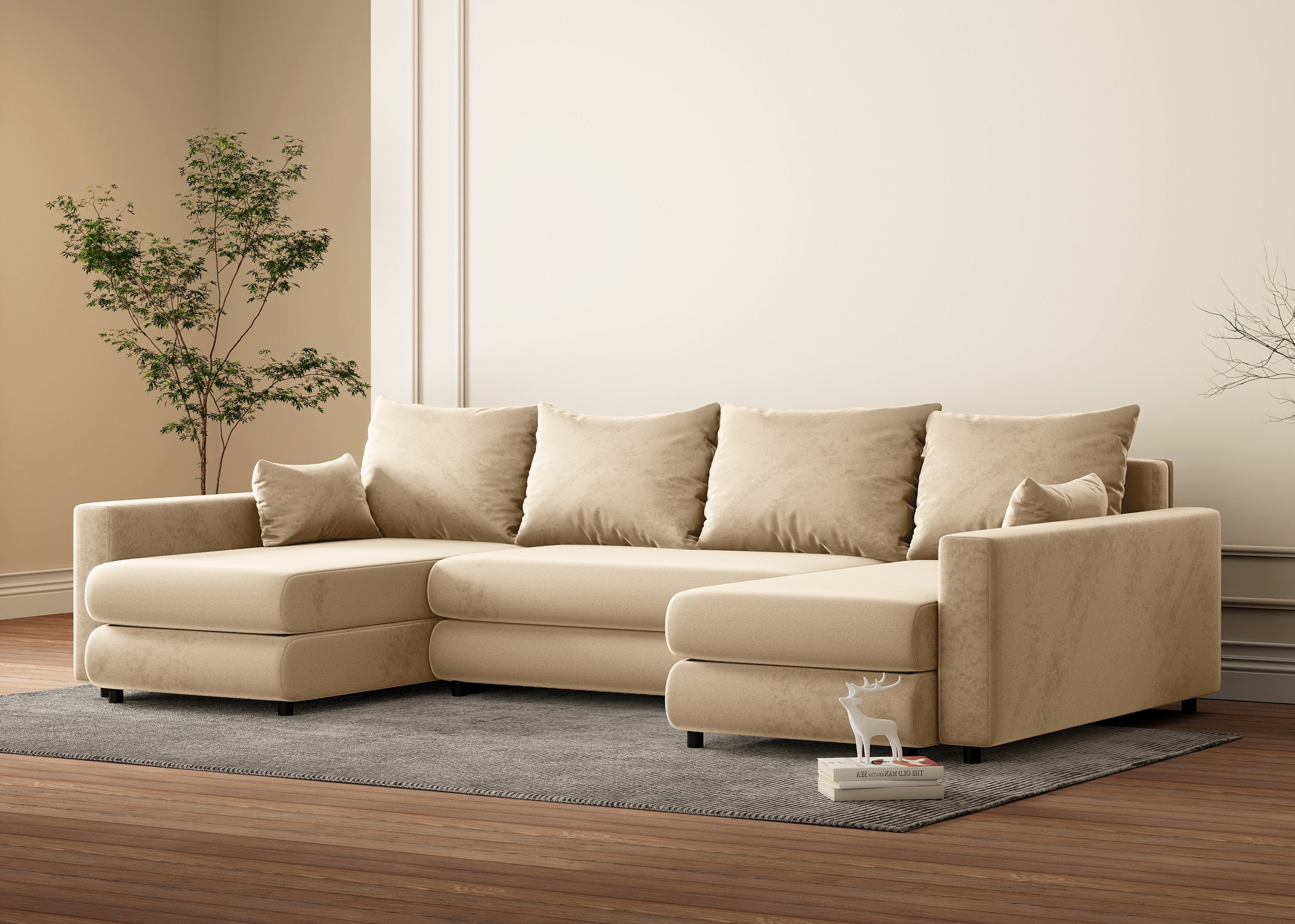 Minkštas kampas NINA-2 U