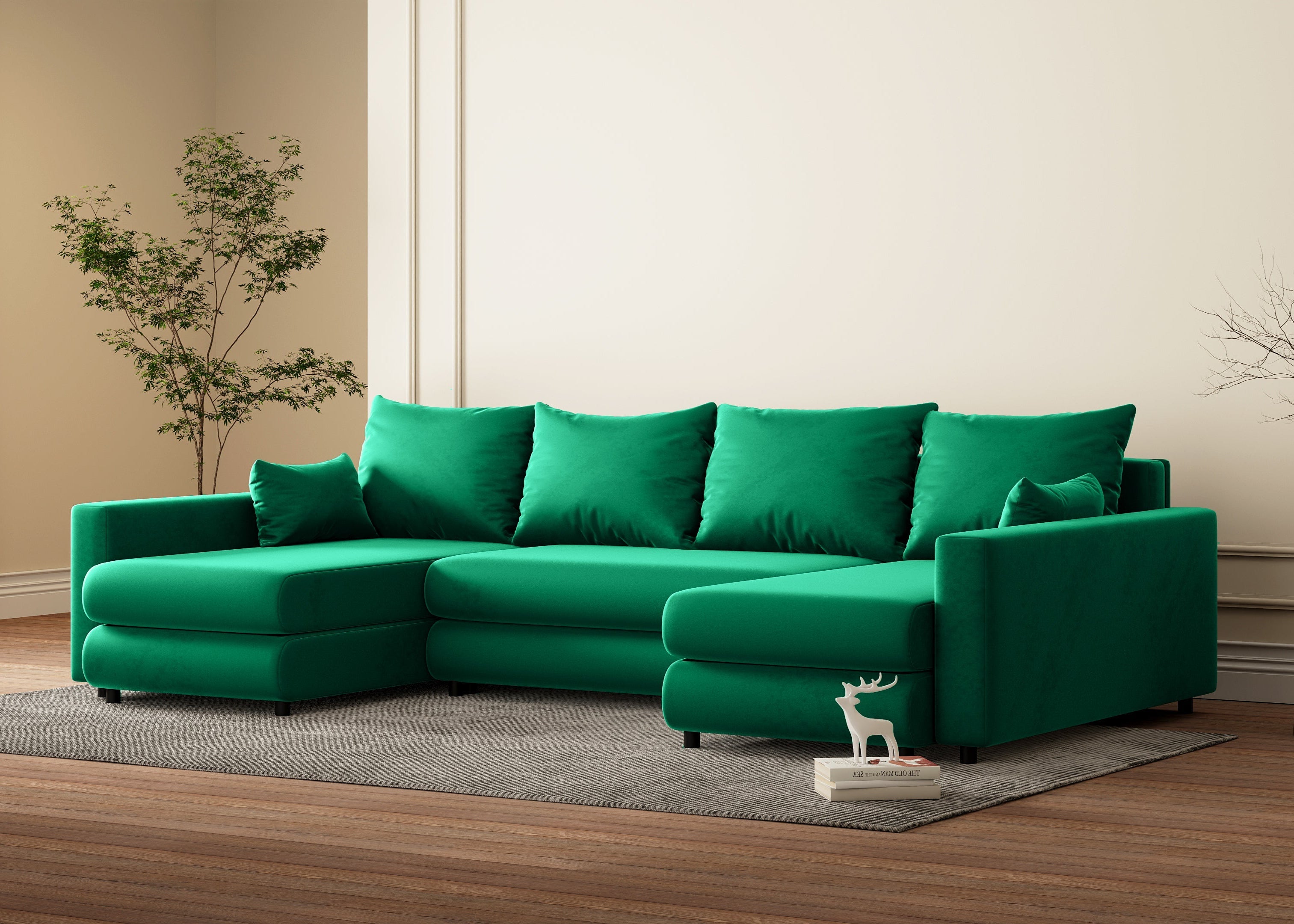 Minkštas kampas NINA-2 U