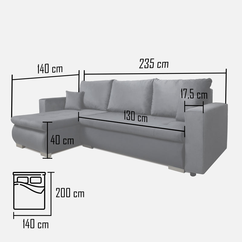 minkstas kampas skirtas salionui modernaus dizaino, pas mus juos patogiau pirkti sofa lova