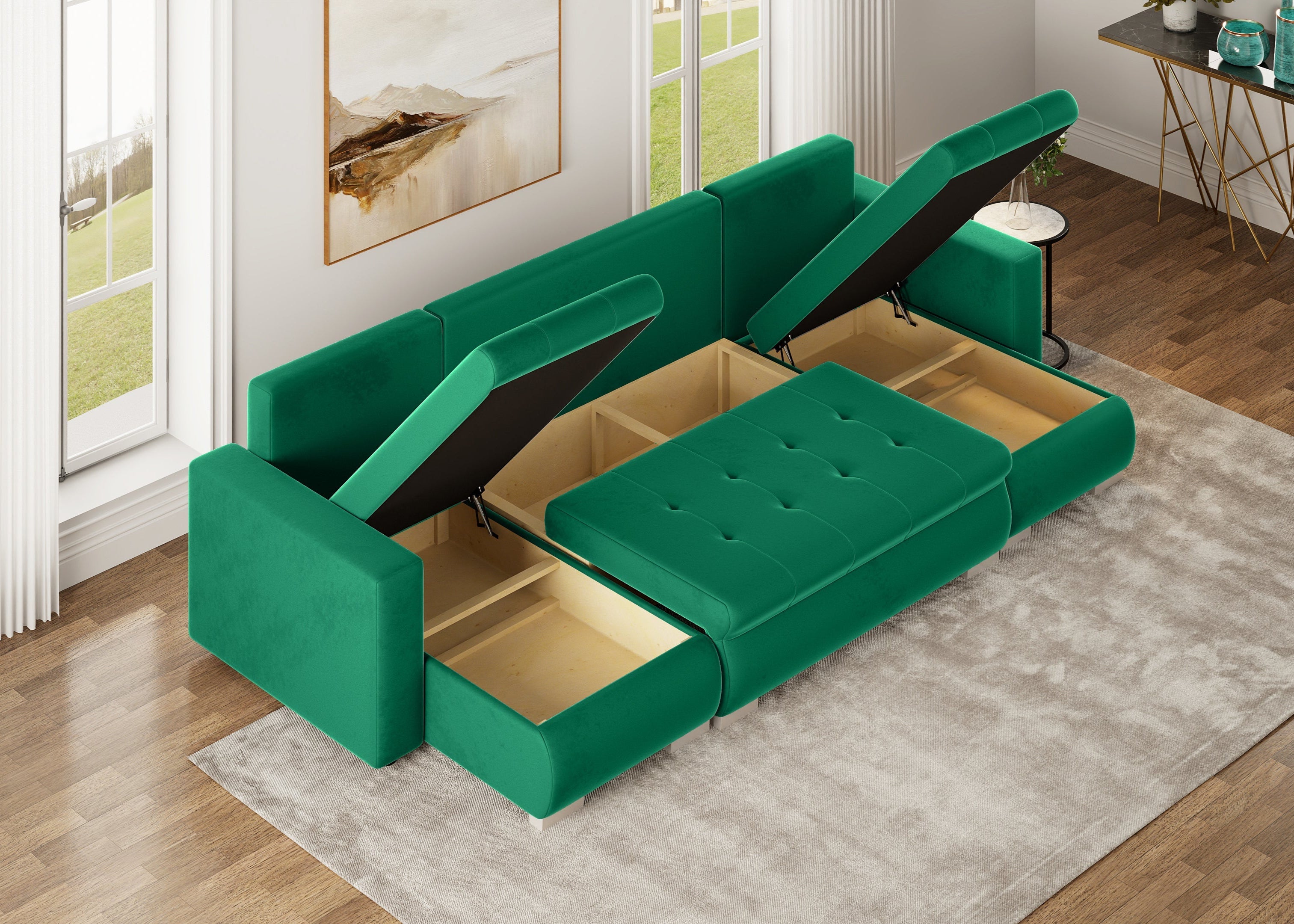 Minkštas kampas LOKO U