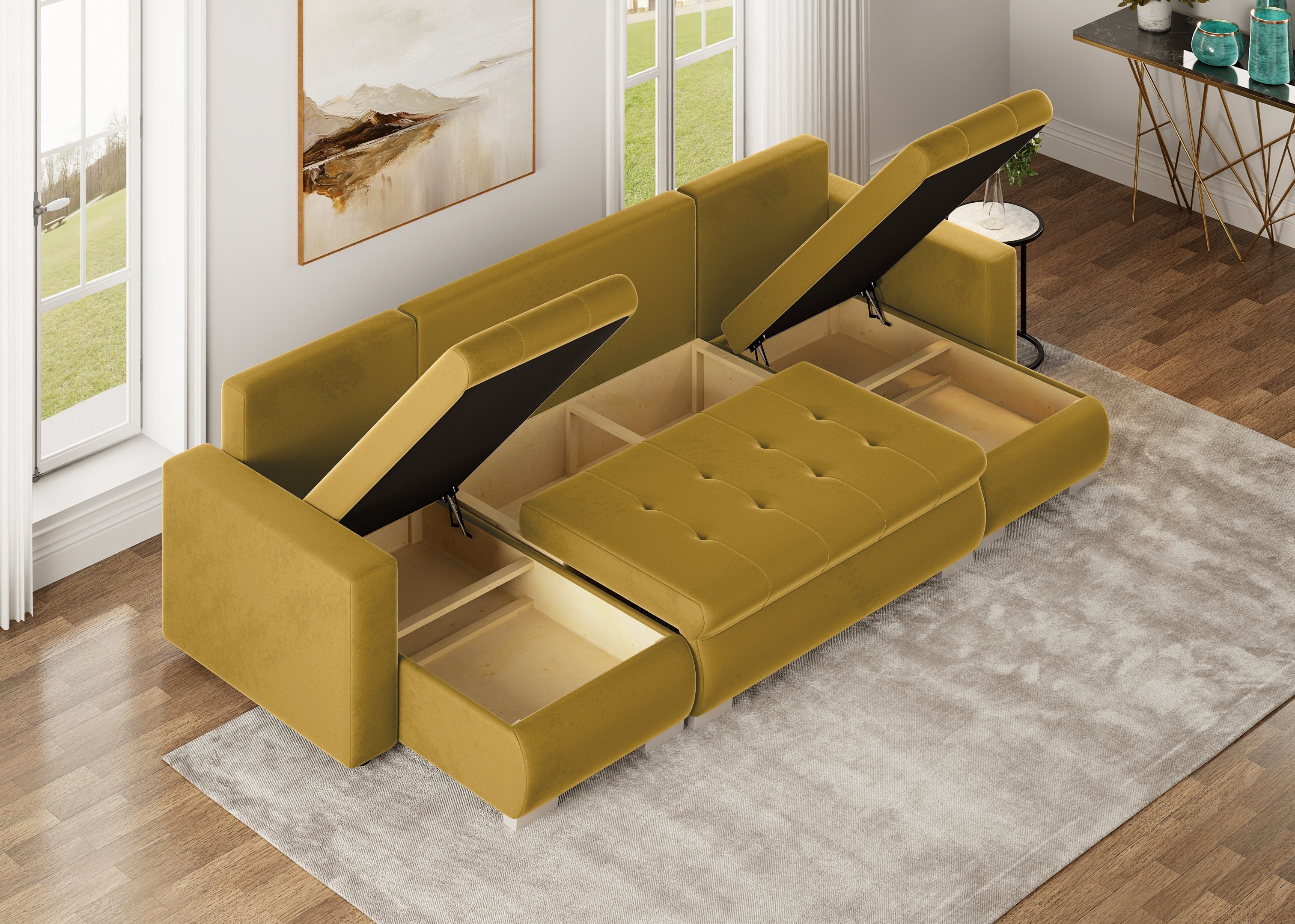 Minkštas kampas LOKO U