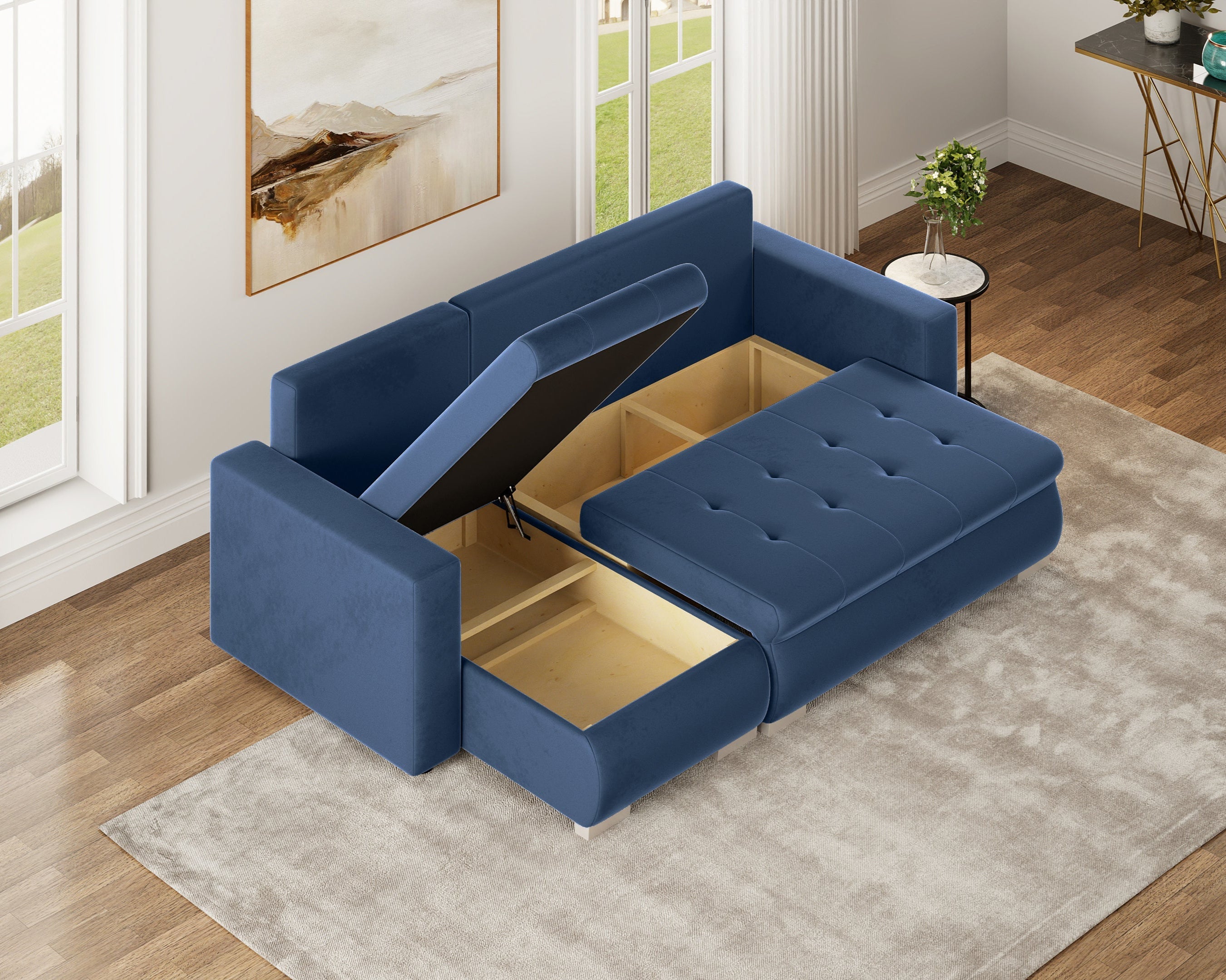 Minkštas kampas LOKO DRYŽUOTAS