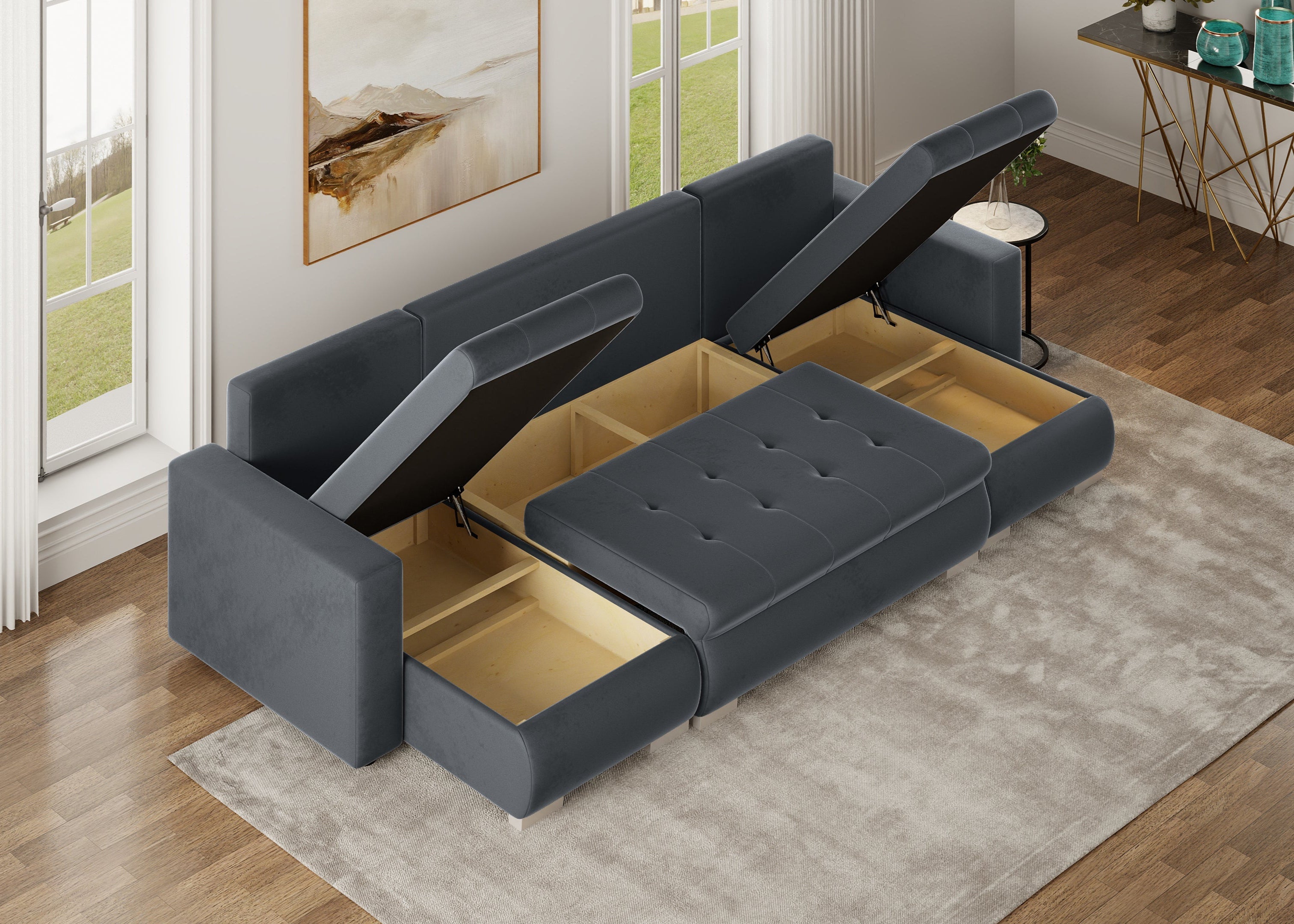 Minkštas kampas LOKO U