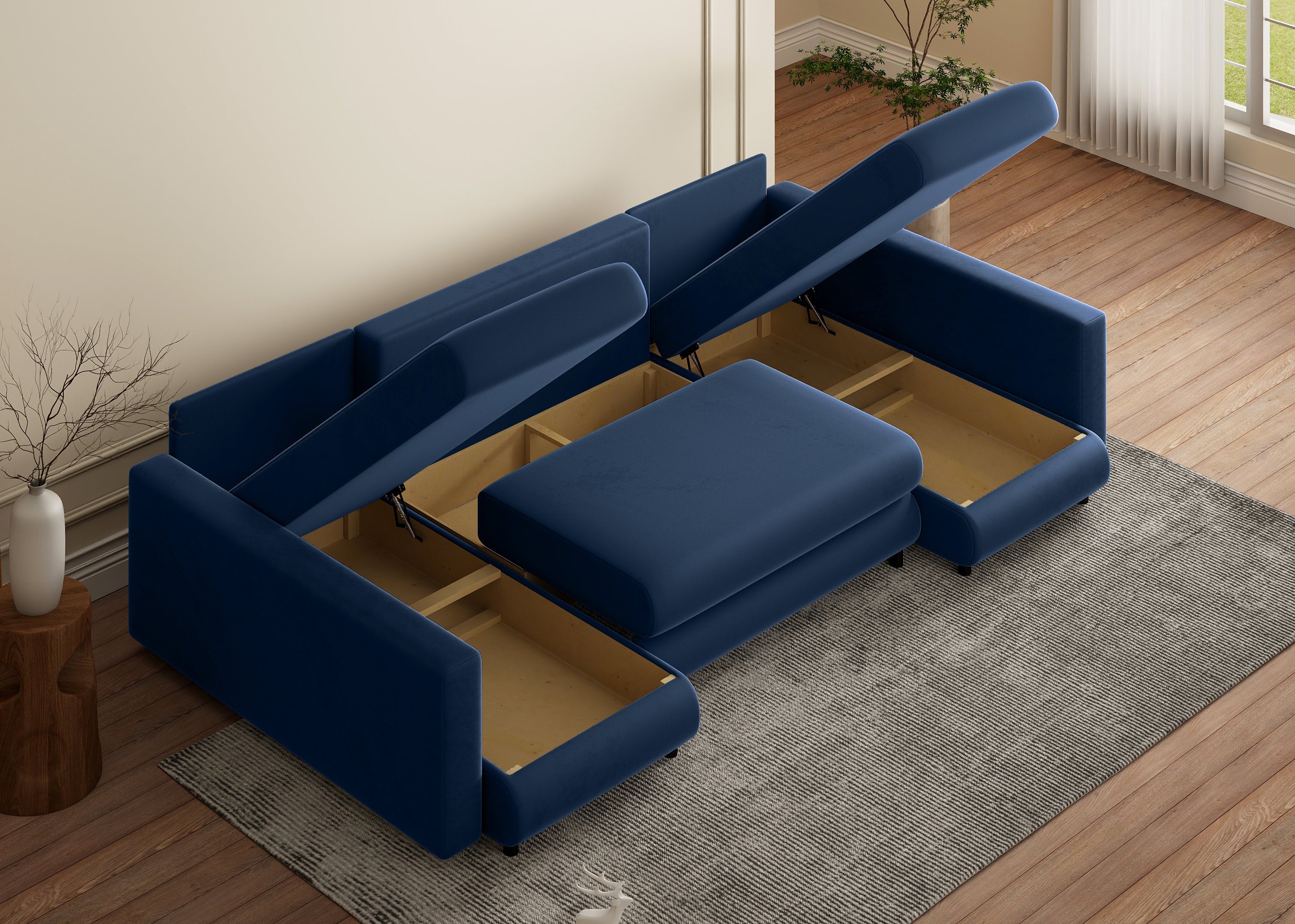 Minkštas kampas NINA-2 U