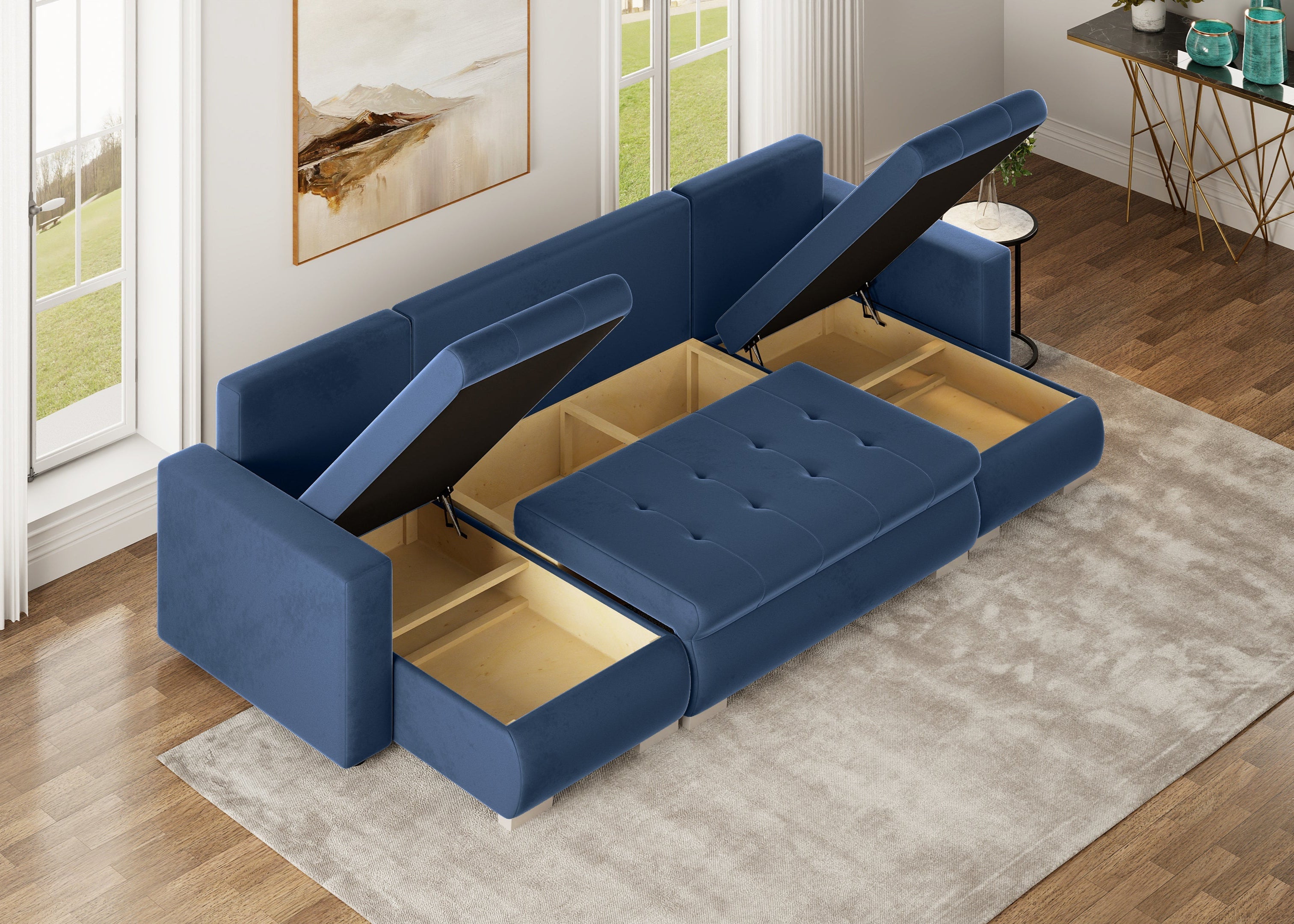 Minkštas kampas LOKO U